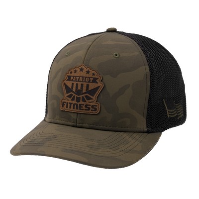 Stealth Camo Fitted Mesh Trucker