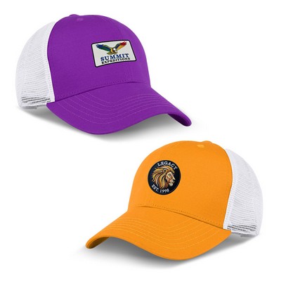 6 Panel Structured Trucker Cap