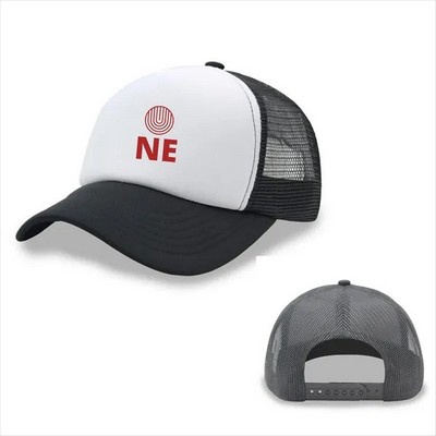 5 Panel Advertising Mesh Back Trucker Cap(Ocean)